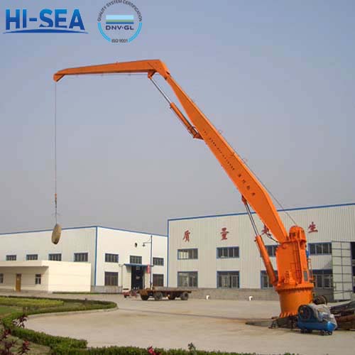 Marine Folding Boom Crane